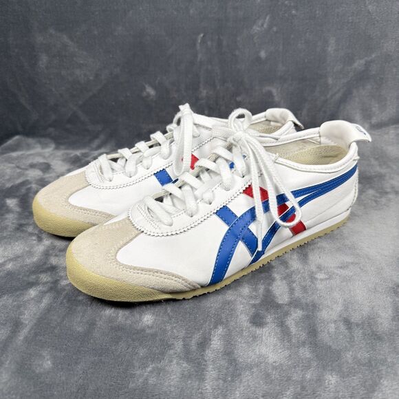 ASICS Onitsuka Tiger Mexico 66 Red White Blue Shoes US Size 8.5 EU Size 39.5 - Picture 7 of 8